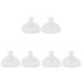 Healeved 6pcs Percussion Massage for Burping Pump Removing Back Bed- Bed Basic Milk Hiccup Pat Nursing Cups Massagers Expectoration Accessories Drum Pressure Remover Spitting 7.7x7.7x6cmx3pcs Whitex3pcs
