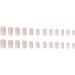 24Pcs/Set Press On Nails Square Head Gradient Minimalist False Nails Acrylic Fake Nails Full Cover Nails Tips Artificial Finger Manicure Press on nails for Women and Girls - Buy Online on GoSupps.com