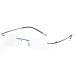 Fuqinqingoz borderless reading glasses classic glare-free anti-blue light computer reader presbyopia glasses flat light mirror (color: C7 size: +0.00) +0.00 C7