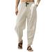Dress Pants for Guys with Big Thighs Men Spring and Summer Pant Casual All Match Solid Men Trousers Sports Beige 4X-Large