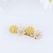 LEORX Wedding Hair Clip Yellow Crystal Daisy Barrette for Women Girls - Buy Online on GoSupps.com