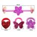 36 Pcs Colorful Elastic Hair Ties for Girls | Cute Ponytail Holders for Baby Girls, Toddlers, Kids | Soft Rubber Bands Hair Accessories - Buy Online on GoSupps.com