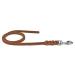 Fat leather line 1m / 1.35m / 2.20m / 3m chrome or brass without hand loop (1m x 12mm cognac chrome hook) 1m x 12mm cognac chrome hook