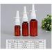 Vasana 12-Pack Refillable Amber Plastic Spray Bottles - Perfect for Travel Perfume Essential Oils & Make-Up | 20ml (0.67oz) Nose Spray Containers - Buy Online on GoSupps.com