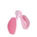Pelvic floor muscle trainer after birth streamlining peach-hip trainer inner thigh trainer yoga hip clip (size: pink) pink