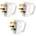 iSeventy9 Easy Pull Mains Plug Top 13A White Fused with a Handle - Arthritis/Disability/weak Grip/Elderly - Buy Online on GoSupps.com