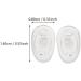 Coheali 30 Pairs Silicone Nose Pads for Glasses | Soft Cushion & Air Chamber Nose Pieces | Comfort & Stain Resistance - Buy Online on GoSupps.com