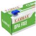 KAMMAK Plastic Wrap with Slide Cutter 12 Inch X 300 Sq Ft - BPA-Free, Microwave-Safe Food Service Film - Pack of 2 - Buy Online on GoSupps.com