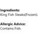 Neptune King Fish | Steaks | 500G | Seafood | 100% Fresh | Indian Origin (Pack of 2) - Buy Online on GoSupps.com