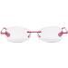 Fuqinqingoz Red Anti-Blue Light Reading Glasses +100 - Stylish Glare Protection for Women - Buy Online on GoSupps.com