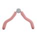 Ring clip leg beauty device pelvic floor muscle hip training leg clip S-shaped yoga fine inner thighs leg beauty (size: pink) pink