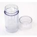 Round Clear Plastic Deodorant Container - Twist Up Stick Tube | Bottom Filling Design - Buy Online on GoSupps.com