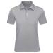 MAGCOMSEN Men's Polo Shirts 3 Buttons Casual Work T Shirts Quick Dry Short Sleeve Golf Shirt Pique Jersey Outdoor Performance Large Light Grey