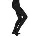 Body Wrappers Ultimate Shimmer Footed Tights, Black, Medium