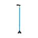 Canes Old Man Four Feet Cane - Small Four Corners Aluminum Alloy Walker Non-Slip Walking Stick -Adjustable Light Durable Crutch (Blue) Journey