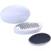 iPobie Foot File Callus Remover - 2 Pieces Stainless Steel Pedicure Tool | Professional Foot Care Oval Egg Shape - Buy Online on GoSupps.com
