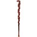 Wooden Cane Solid Walking Stick Elderly Crutches Solid Wood Carving Walking Stick Wooden Cane for Elderly Seniors