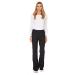Arctic Quest Womens Softshell Ski Pant - Water Resistant, Fleece Lined Insulated Winter Hiking Snow Pants Rich Black Small