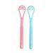 HugMiu 1PC Soft Silicon Tongue Scraper Cleaner Oral Scraper Premium Sweeper Bad Breath Cure Tools Pink