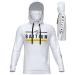 Fishing Shirt for Men Long Sleeve with Hood and Gaiter UPF 50+ Sun Protection SPF Shirts for Men Hiking Running PFG Dri Fit Large White