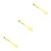 Healeved Lot De 3 Mini Cuill res Maquillage En Alliage De Zinc Pour Soins De La Peau dor x3pcs 1 unit (Lot de 1)