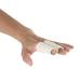 SuperBrace Finger Splint - Double Support for Fracture, Jammed, Swollen, Dislocated Finger - Large Size - Buy Online on GoSupps.com