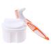 Toothbrush Holder 4 Colors Orthodontist Pathway to the End Box Dental Pliers "White" "White"