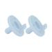 MinikOiOi 101030010 Finger-in-mouth pacifier Basics blue pair