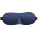 3D Sleep Mask Natural Sleeping Eye Mask Eyeshade Cover Shade Eye Patch Women Men Blindfold SOFE Eyepatch Travel Soft Portable Navy 1 Count (Pack of 1)