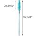 G2PLUS 100 PCS Disposable Blue Eyelash Brushes - Crystal Mascara Wands for Eyelash Extensions - Buy Online on GoSupps.com