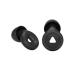 MuteMates noise cancelling reusable silicone earplugs for sleep / concerts / studying - black