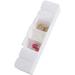 Buy White Portable 7-Days Braille Pill Box | Travel-Friendly Medicine Organizer for Vitamins & Supplements - Buy Online on GoSupps.com