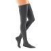 Medi - Medive Forte compression stockings Schenkelhoch |Short |Medical compression stockings CCL 3 for women and men |Compression stockings size IV - large foot |anthracite