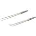 Buy Hatem 8 Stainless Steel Clamps | 4 Straight & 4 Curved Tweezers for Precision | International Shipping Available - Buy Online on GoSupps.com