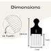 Fine Lines - Combs kit - Afro Comb Lift Comb and Pin Tail Comb - Create you Afro Lifestyle - Wet or Curly Hair - Thick Plastic and Iron Black antistatic comb - Afro Hair Combs Metal Tail - 3 Pack - Buy Online on GoSupps.com