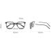 Anti-UV Big Frame Computer Readers - Blue Light Blocking Reading Glasses 2.00 C4 | Comfortable Flat Light Mirror - Buy Online on GoSupps.com