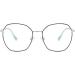 Blue Light Blocking Oval Reading Glasses | Anti Eye Strain Large Presbyopic +0.00 Black-Silver - Buy Online on GoSupps.com