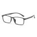 Zhuyiqz anti-blue light computer reader unbreakable reading glasses relieves tiredness flat light level glasses for women (color: C3 size: +350) +350 C3