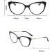 Stylish Cat-Eye Reading Glasses for Women | LTSrll TR Frame Blue Light Blocking +350 Presbyopia Glasses - Red Color - Buy Online on GoSupps.com