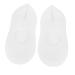 jojofuny 1 Pair Pedicure Sock Anti- Silicone Moisturizing Socks Gelt Heel Protectors Sox Toe Sock Cracked Protector Sock Heel Repair Sleeve White Anti-Split Sleeve Men and Women Cosmetic White L