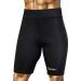 Men'S Workout Sauna Hot Sweat Thermo Shorts Body Shaper Neoprene Athletic Yoga Pants Gym Tummy Slimming Black XX-Large