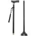 Canes Adjustable Walking Stick Height Adjustable Aluminum Alloy Cane with T Handle 4-pronged Pivot Base for All Terrain Grip Lightweight - Buy Online on GoSupps.com