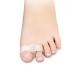CAZARU FXJ Correctors Toe Straightener Toe Separators- for Valgus Hammer Toes Pain and Foot Relief l Toe Separator Socks Alignment Medium