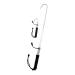 Rapala - Telescopic gripper Proguit Fishing Gaff - fishing gripper made of aluminum - light fishing accessories - with hook protection - ergonomic handle - 25cm inserted 60cm extended - gray/black