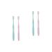 PartyKindom 4 pieces toothbrush portable captivity