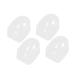 Healeved 4 Pcs Powder Container Dip Powder Nail Kit Manicure Container Nail Salon White Fingernail Polish French Manicure Dip Container Nail Gel Polish Jar Acrylic Nail Set 4pcs As Shown