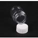 12 PCS 100 ML Clear Plastic Pill Bottles with White Screw Cap - Refillable Container for Pills, Powders, and Samples - Buy Online on GoSupps.com