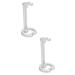PopetPop 2st holder for safety razor Razor Razor Razor and brush holder stand for razor stand for safety razor men razor double adjust man silverx2stk 6x6x12.5cmx2pcs