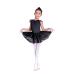 LIBREDGE Ballet Leotards for Girls Toddler Dance Leotards with Skirt(Toddler/Little Girl/Big Girl) 6-7 Years #1 Black