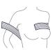 CAREFIX Implant Stabilizer Band (8113) White | TYTEX Post-Surgery Breast Implant Support | Chest Compression & Augmentation Strap - Buy Online on GoSupps.com